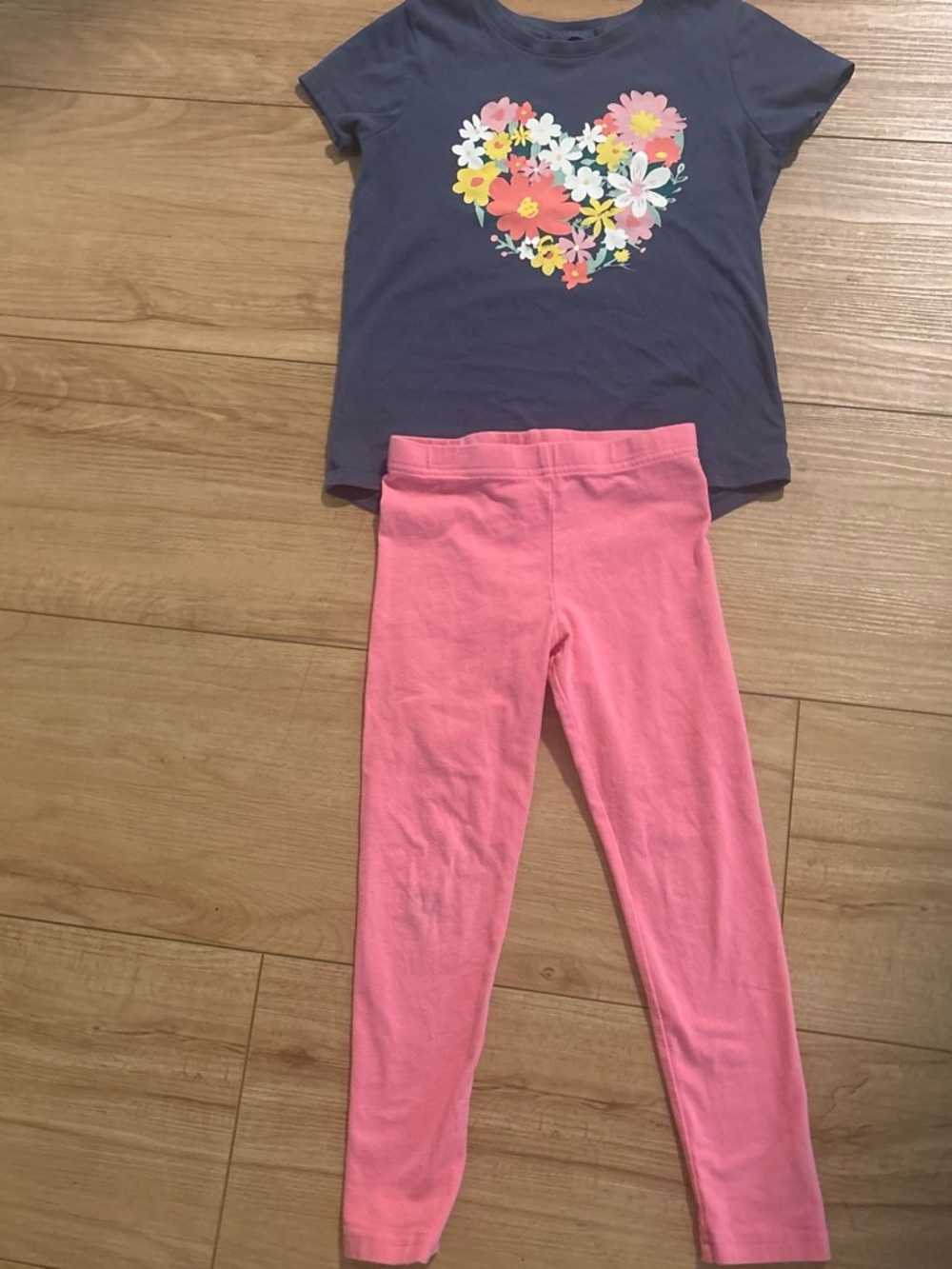 Carter's Pink Cotton Stretch Leggings